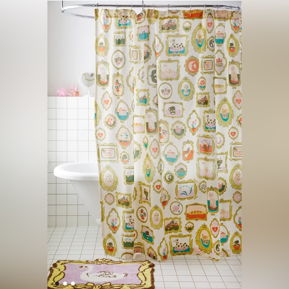 Urban Outfitters Little Frames Shower Curtain